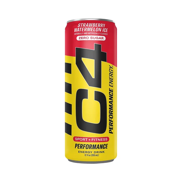 C4 Energy Drink • Strawberry Watermelon Ice Zero Sugar