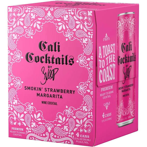 Cali Cocktails by Snoop Smokin Strawberry Margarita Wine Cocktail