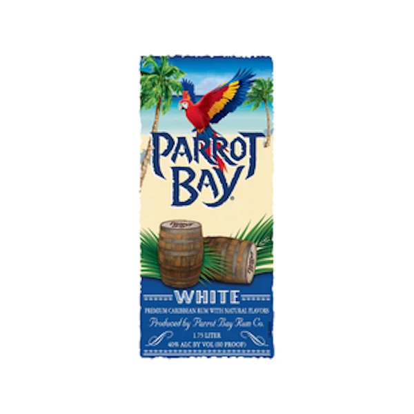 Captain Morgan Parrot Bay Rum White 1.0Ltr