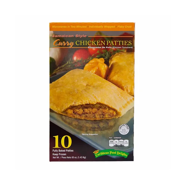 Caribbean Food Delights • Chicken Curry Patties