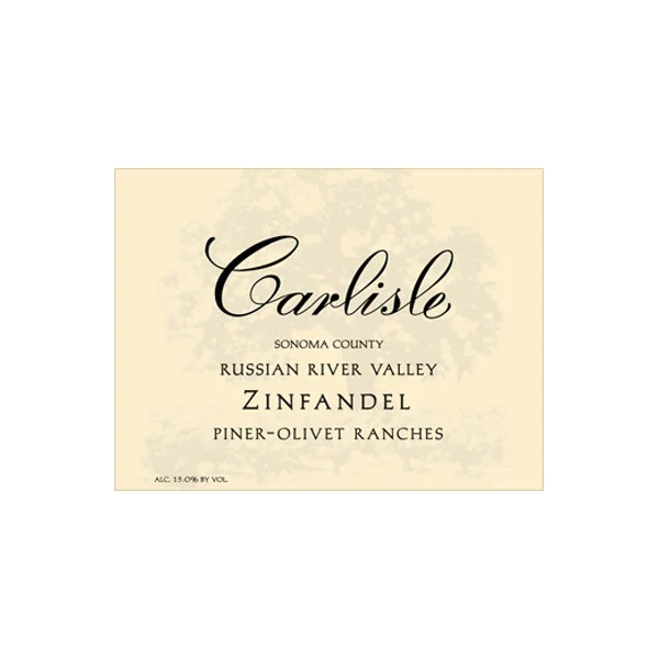 Carlisle Zinfandel Russian River Valley Piner-Olivet Ranches 2019