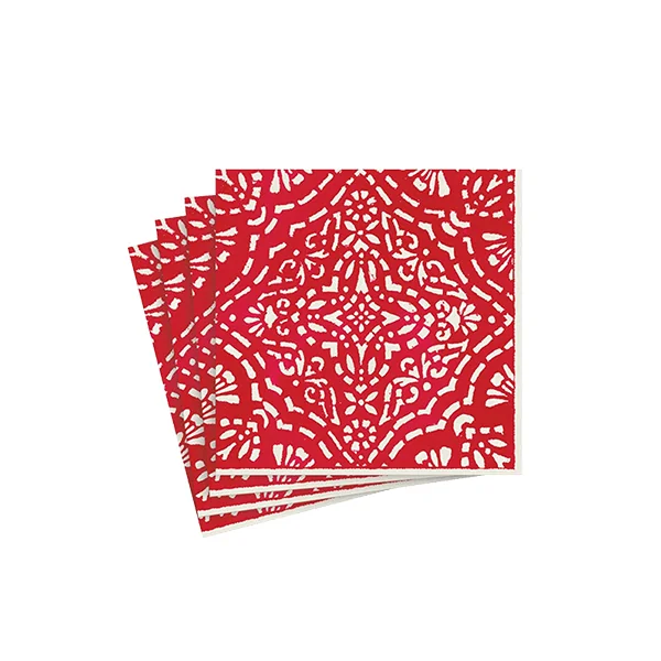 Caspari Napkins • Annika Red Dinner Paper