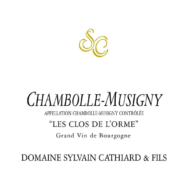 Cathiard Chambolle-Musigny Clos de l'Orme 2017