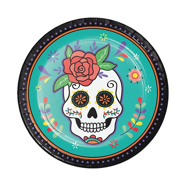 Cc • Plates 9in Dia De Muertos