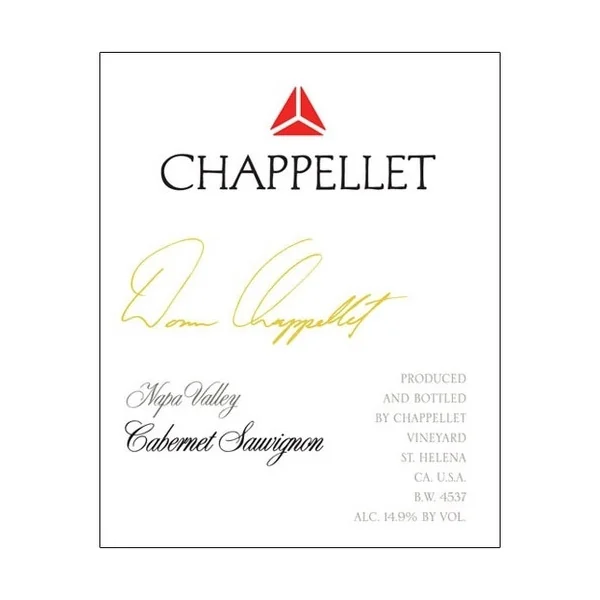 Chappellet Cabernet Sauvignon Napa Valley Signature 2018