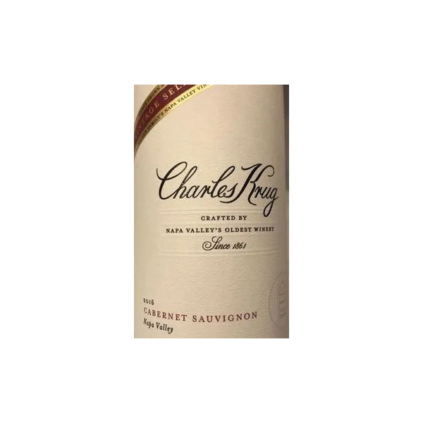 Charles Krug Cabernet Sauvignon Napa Valley Vintage Selection 2016