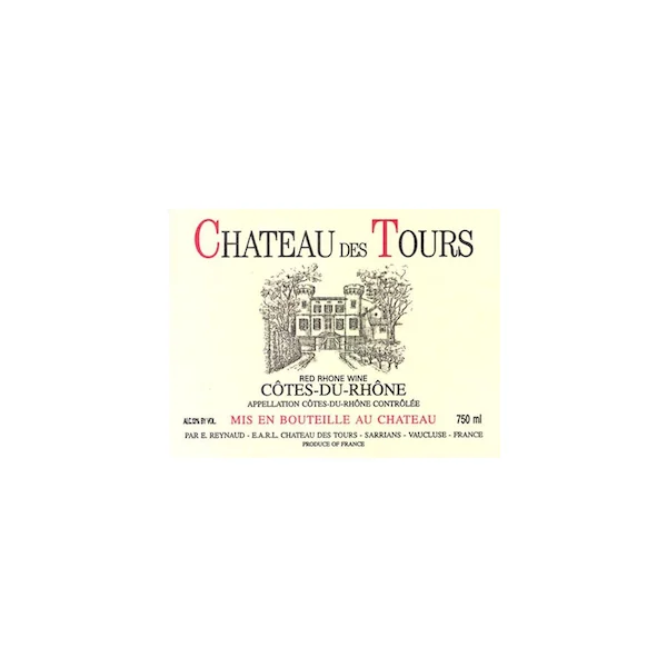 Chateau des Tours Cotes du Rhone Rouge 2004 750ml