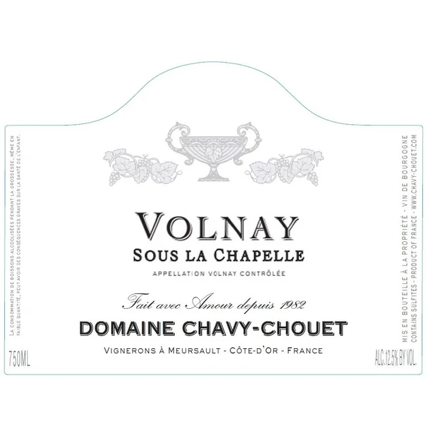 Chavy-Chouet Volnay 1er cru Carelle Sous la Chapelle 2018