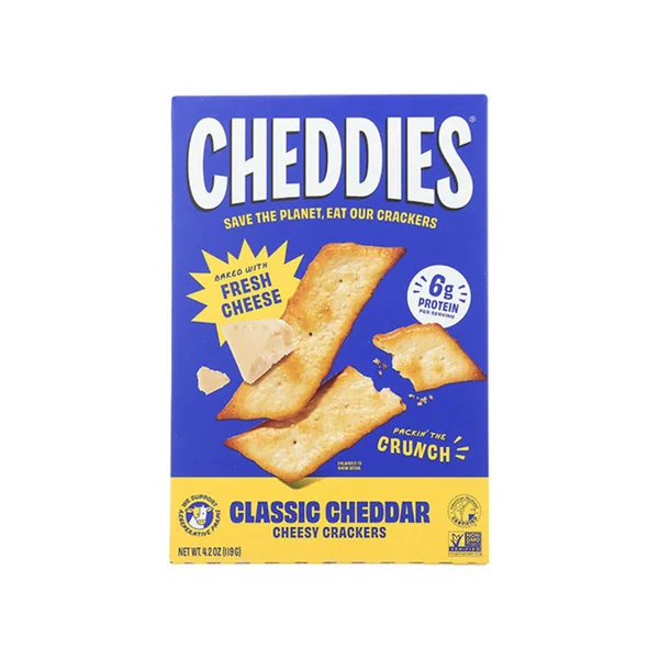 Cheddies Cheesy Crackers • Classic Cheddar