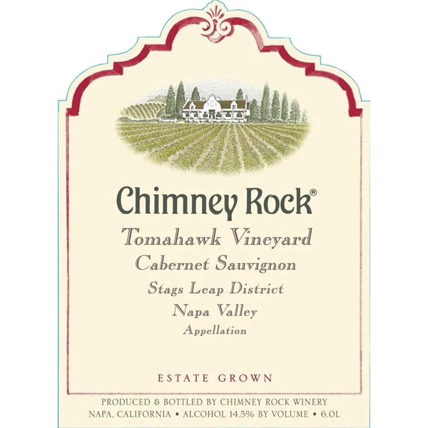Chimney Rock Cabernet Sauvignon Stags Leap District Tomahawk Vyd 2012