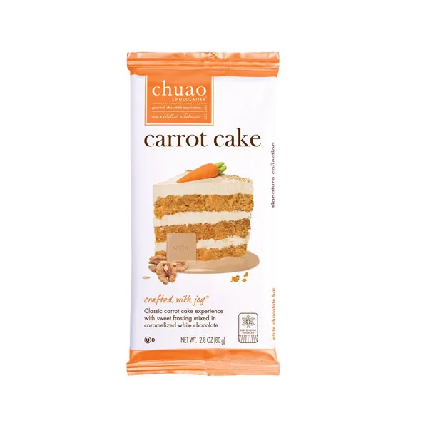 Chuao Chocolate Bar • Carrot Cake White Chocolate