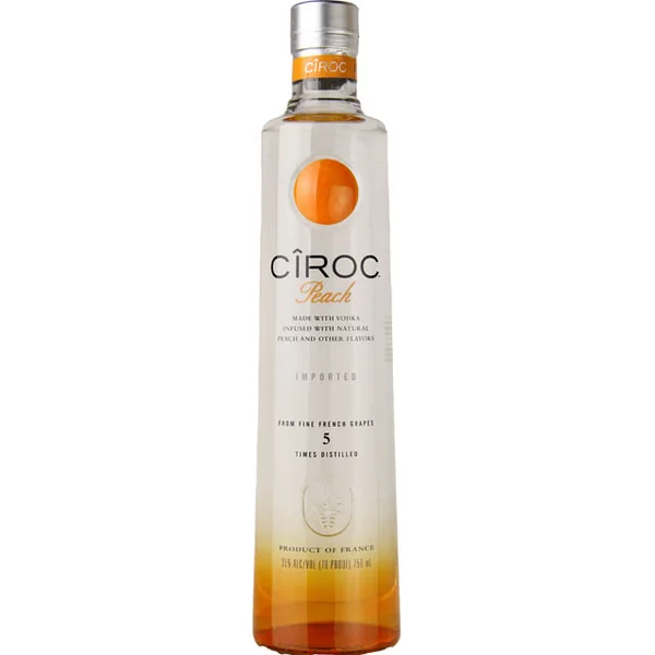 Ciroc Peach Flavored Vodka / 750mL