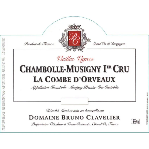 Clavelier Chambolle-Musigny 1er cru La Combe d'Orveaux 2018 1.5L
