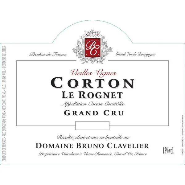 Clavelier Corton-Rognet Grand Cru 2018 1.5L