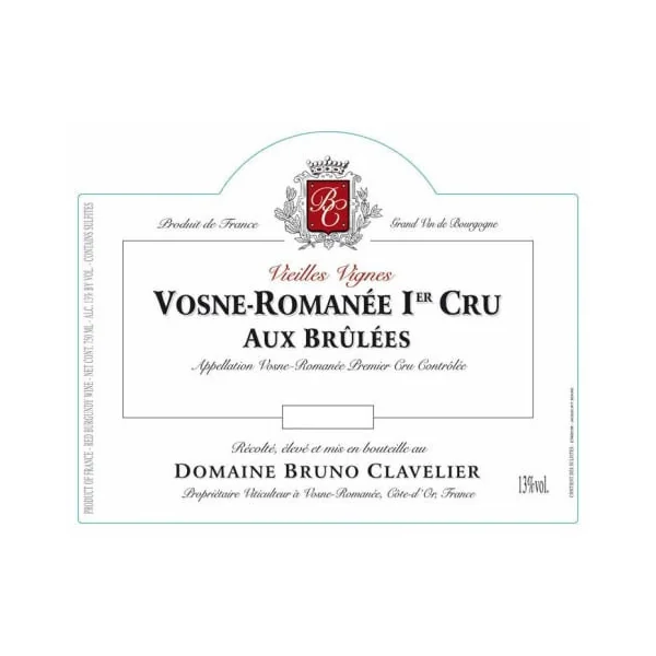 Clavelier Vosne-Romanée 1er cru aux Brûlées 2018 1.5L