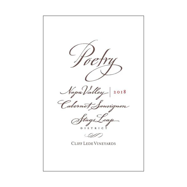 Cliff Lede Cabernet Sauvignon Stags Leap District Poetry 2018