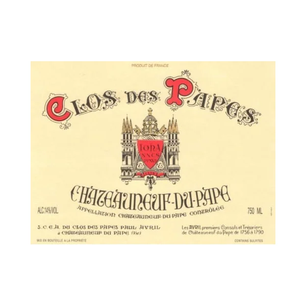 Clos des Papes Châteauneuf-du-Pape 2017 1.5L