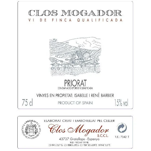 Clos Mogador Priorat 2018
