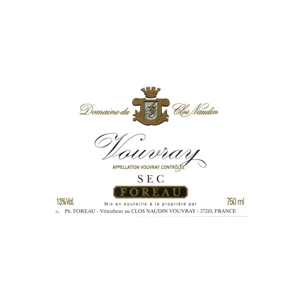 Clos Naudin (Foreau) Vouvray Sec 2014