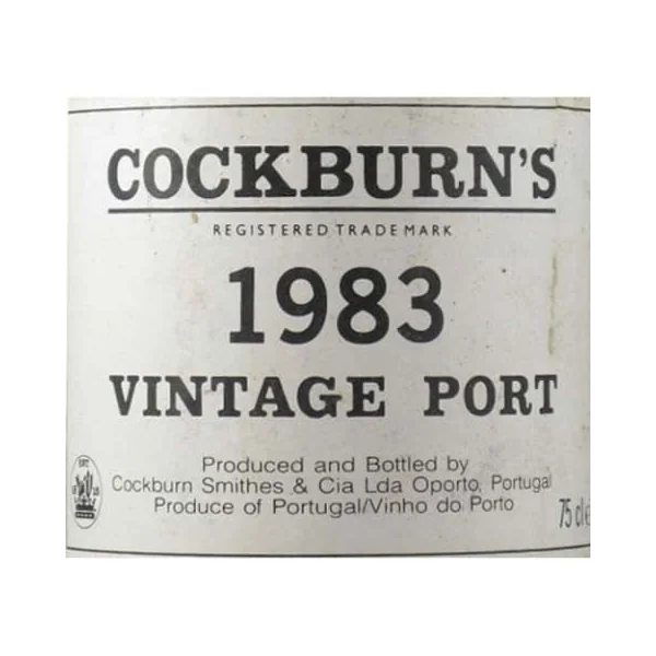 Cockburn Vintage Port 1983