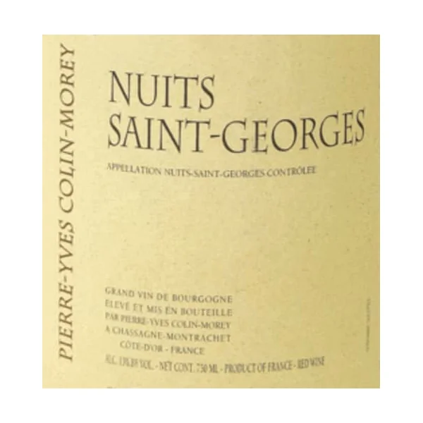 Colin-Morey/Pierre-Yves Nuits-St.-Georges 2019