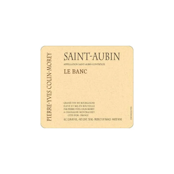 Colin-Morey/Pierre-Yves St-Aubin Blanc Le Banc 2018