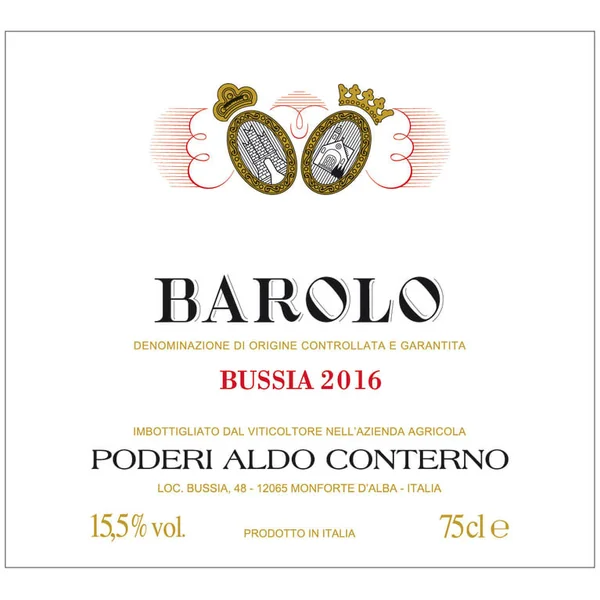 Conterno/Aldo Barolo Bussia 2016