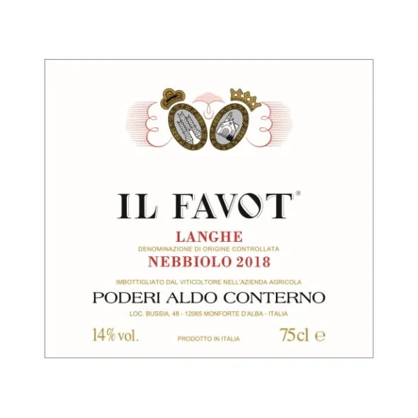 Conterno/Aldo Nebbiolo Langhe Il Favot 2018