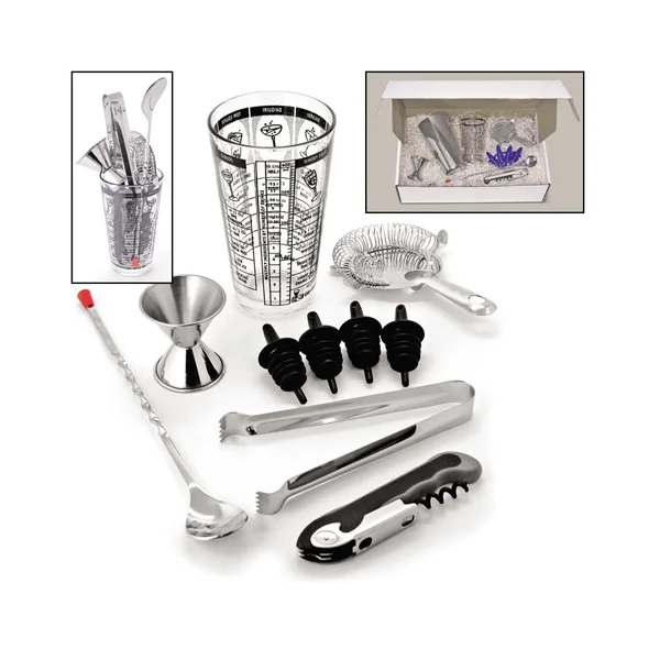 Co-rect Glass Home Bartending Set