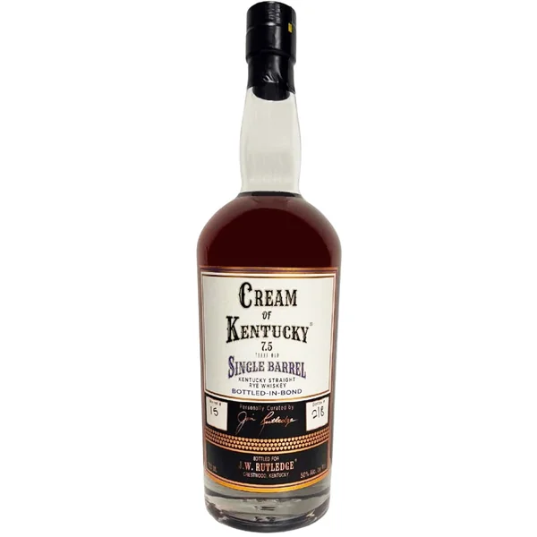 Cream of Kentucky Single Barrel Seven and One Half Year Old Kentucky Straight Rye Whiskey Bottled in Bond