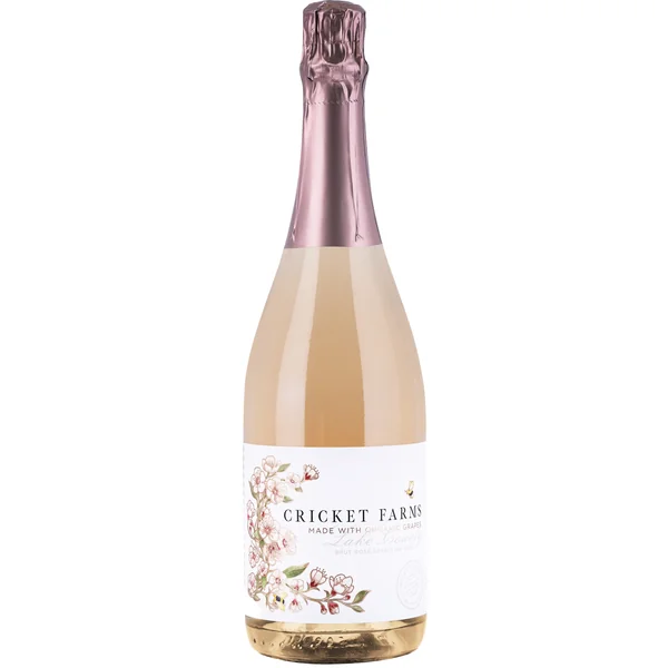 Cricket Farms Brut Rose Sparkling Wine Lake County Nonvintage