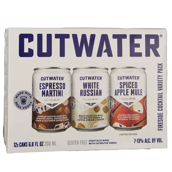 Cutwater Spirits Fireside Cocktail Variety 12 Pk / 12-200mL