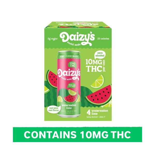 Daizy’s Social Soda Watermelon Hemp