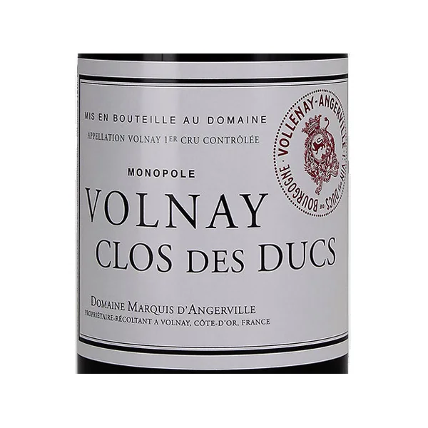 d'Angerville Volnay 1er cru Clos des Ducs 2019