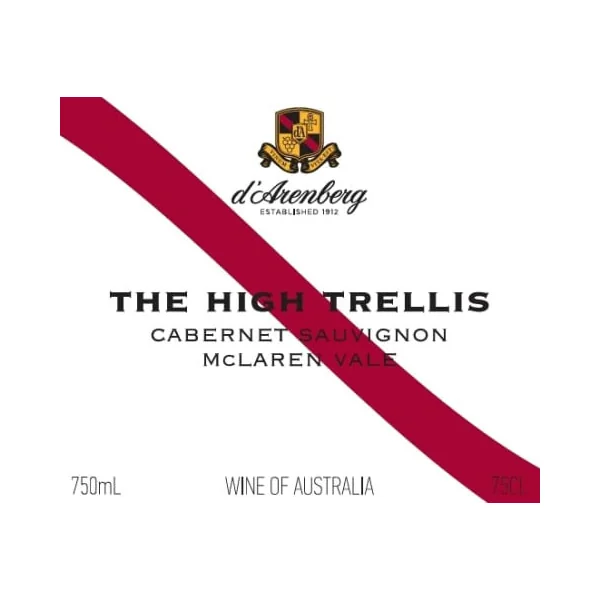 D'Arenberg Cabernet Sauvignon McLaren Vale The High Trellis 2018