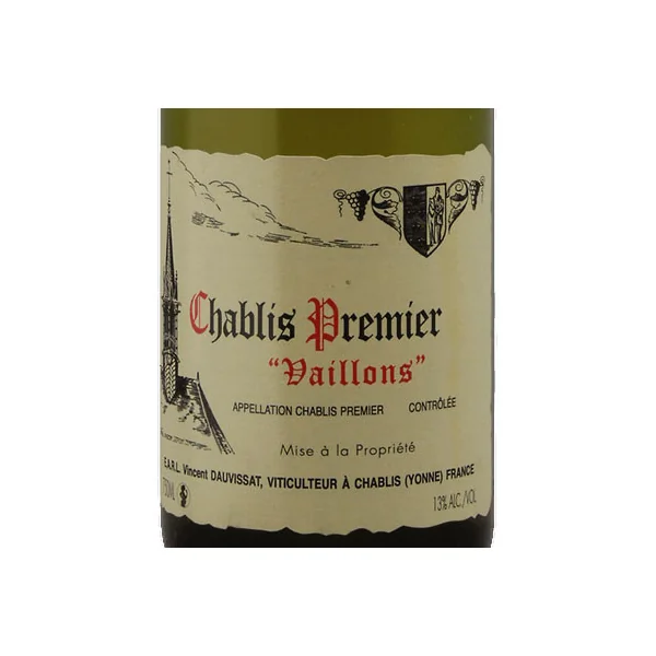 Dauvissat/Vincent Chablis 1er cru Vaillons 2019