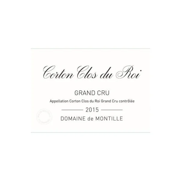 De Montille Corton-Clos du Roi Grand Cru 2015