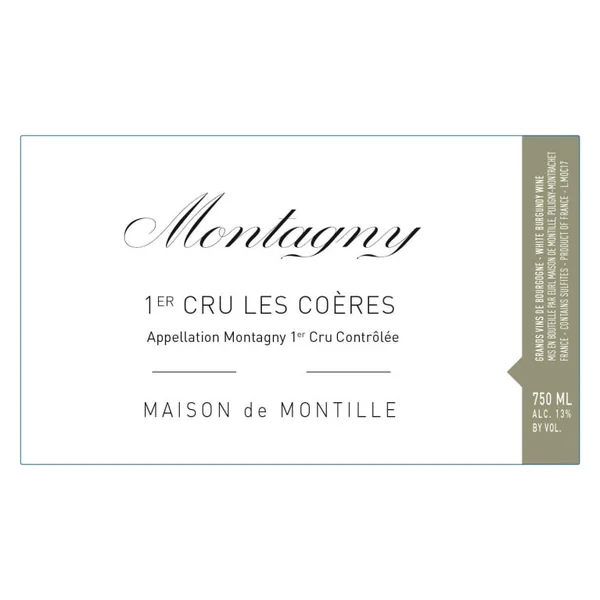 De Montille (Maison) Montagny 1er cru Les Coères 2018