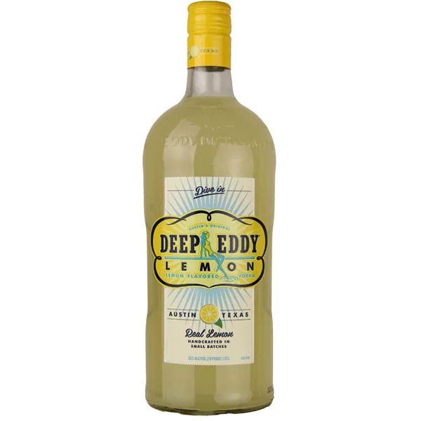 Deep Eddy Real Lemon Flavored Vodka / 1.75 Ltr