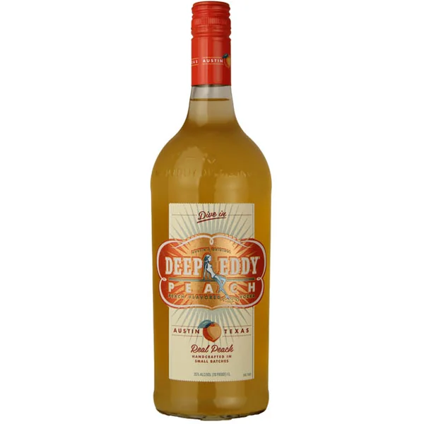 Deep Eddy Real Peach Flavored Vodka / Ltr