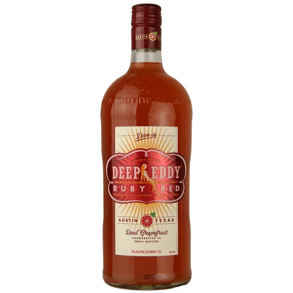Deep Eddy Ruby Red Real Grapefruit Flavored Vodka / 1.75 Ltr