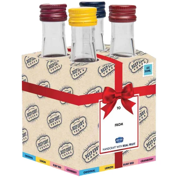 Deep Eddy Vodka 4x50 mL Holiday Pack