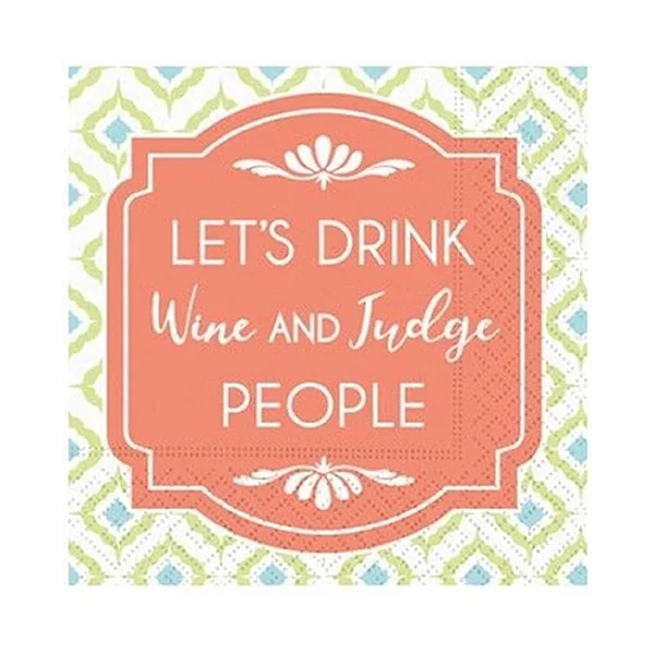 Design Design Napkins • Wine and Judge