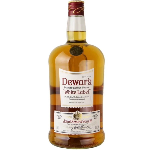 Dewar's White Label Scotch Whisky / 1.75 Ltr