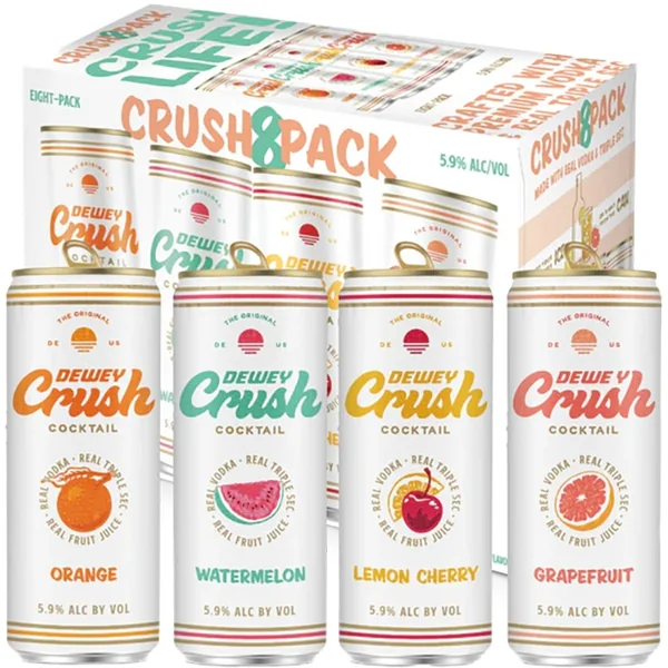 Dewey Crush Cocktail Variety Pack 8x355 mL Cans