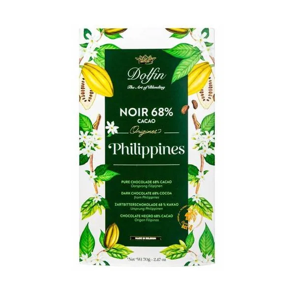 Dolfin Chocolate Bar • Dark 68% Philippines