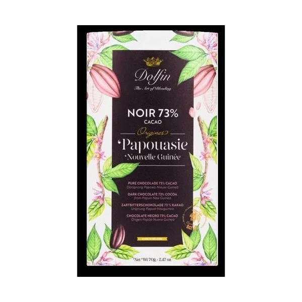 Dolfin Chocolate Bar • Dark 73% New Guinea
