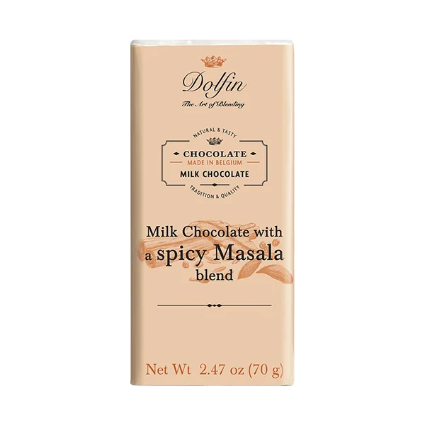 Dolfin Chocolate Bar • Milk with Masala Chai