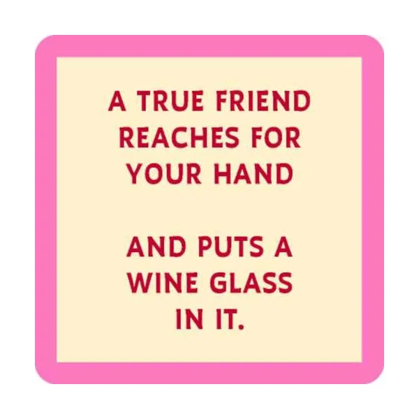 Dom Coaster • Put A Wine Glass