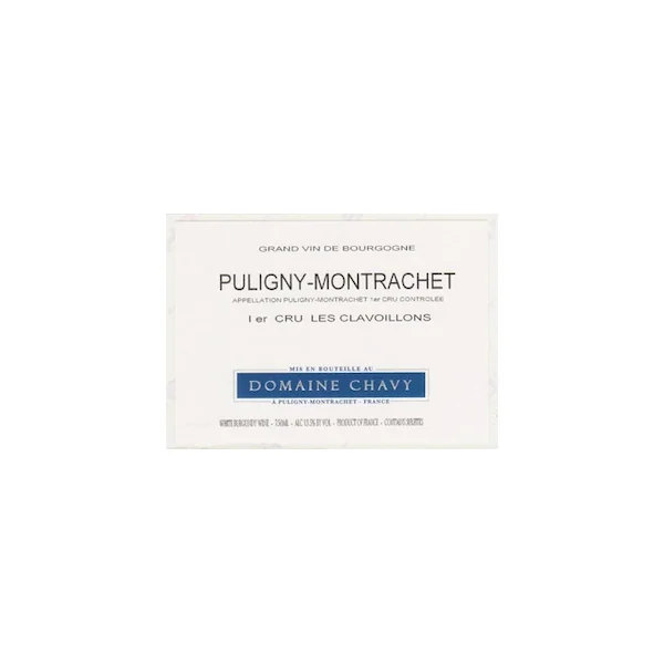 Domaine Chavy Puligny Montrachet 1er Cru Clavoillons 2022 750ml